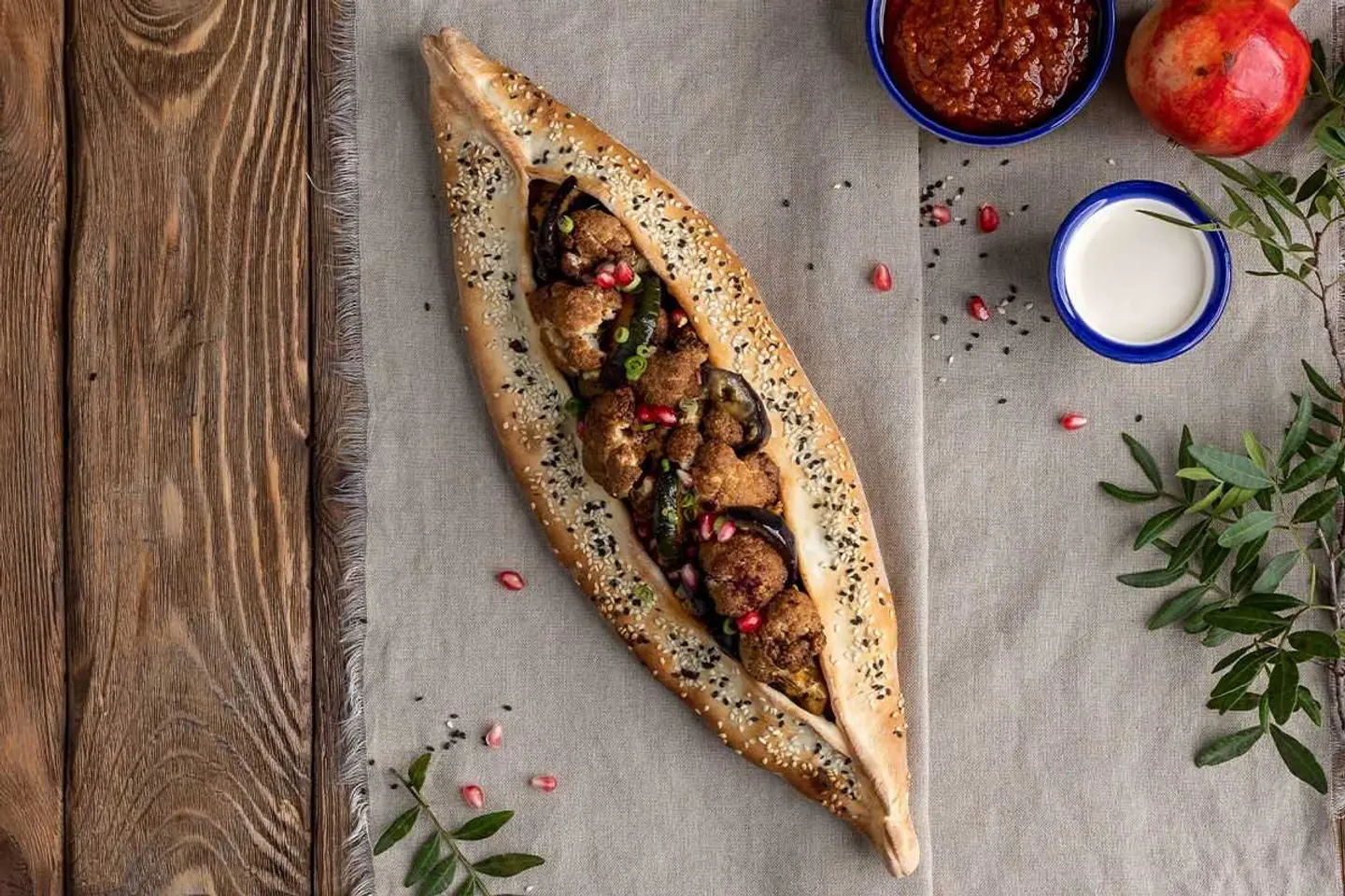 Fried Vegetables Fatayer