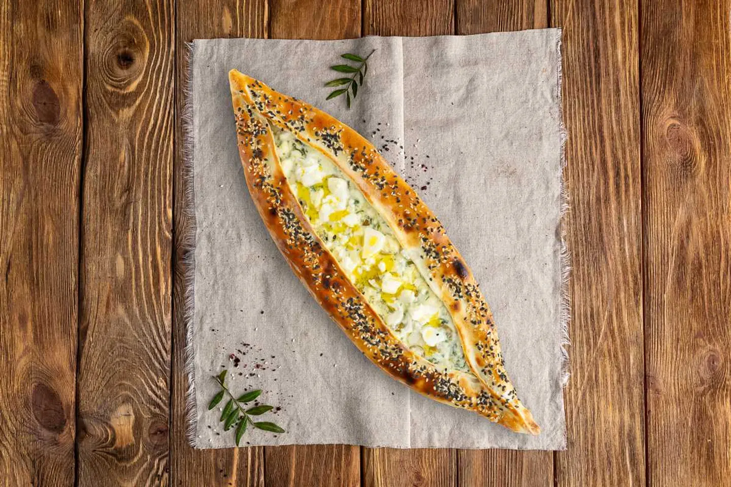 Feta And Nabulsi Cheese Fatayer