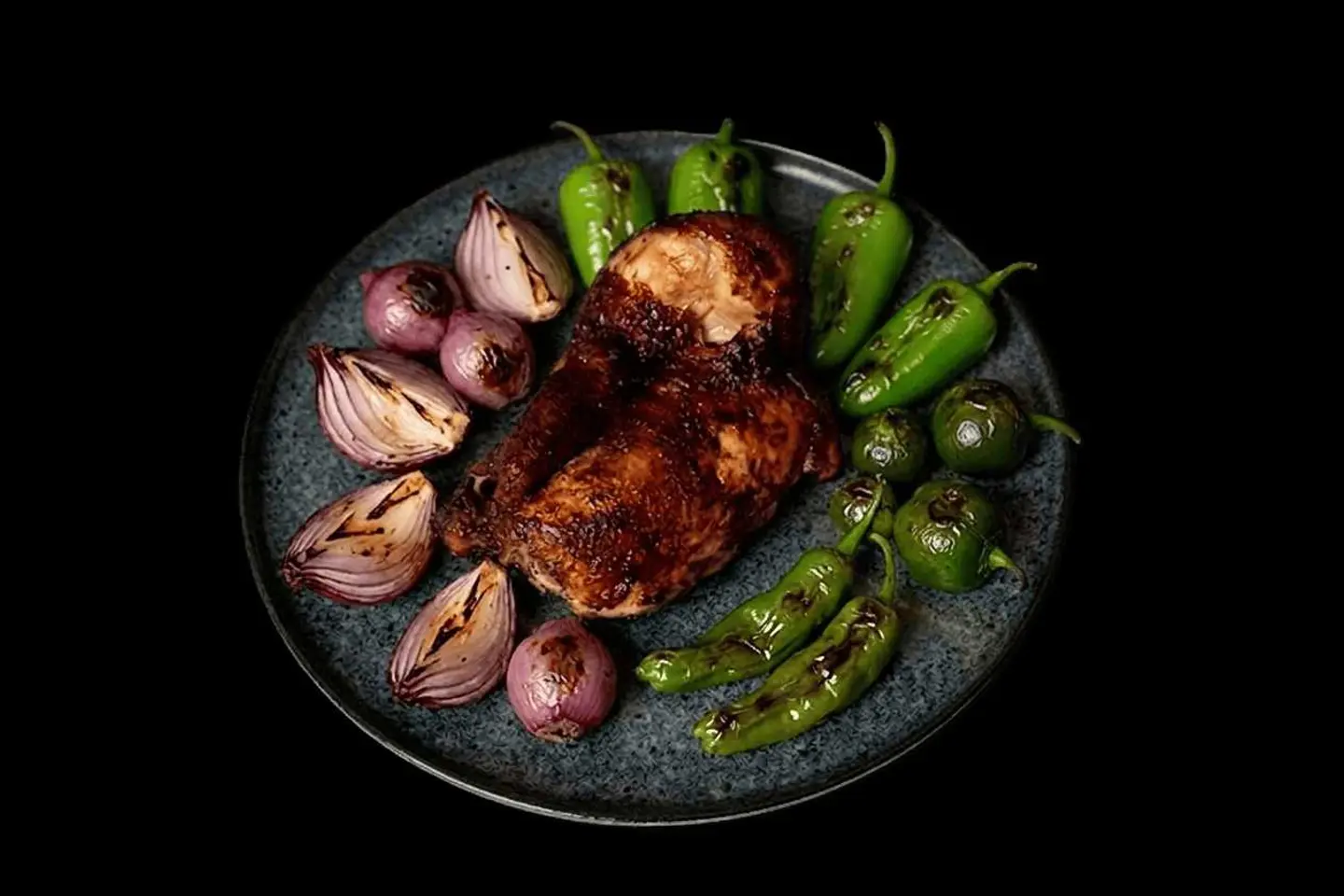 Half Grilled Chicken Without Rice