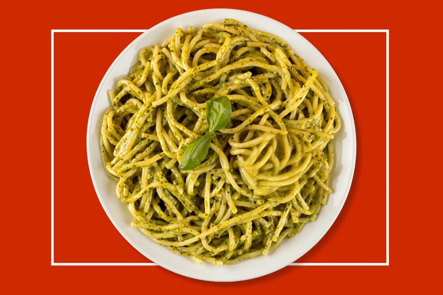 Creamy Pesto Spaghetti