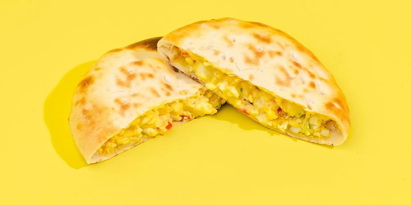 بيض مسلوق بخلطة تيته