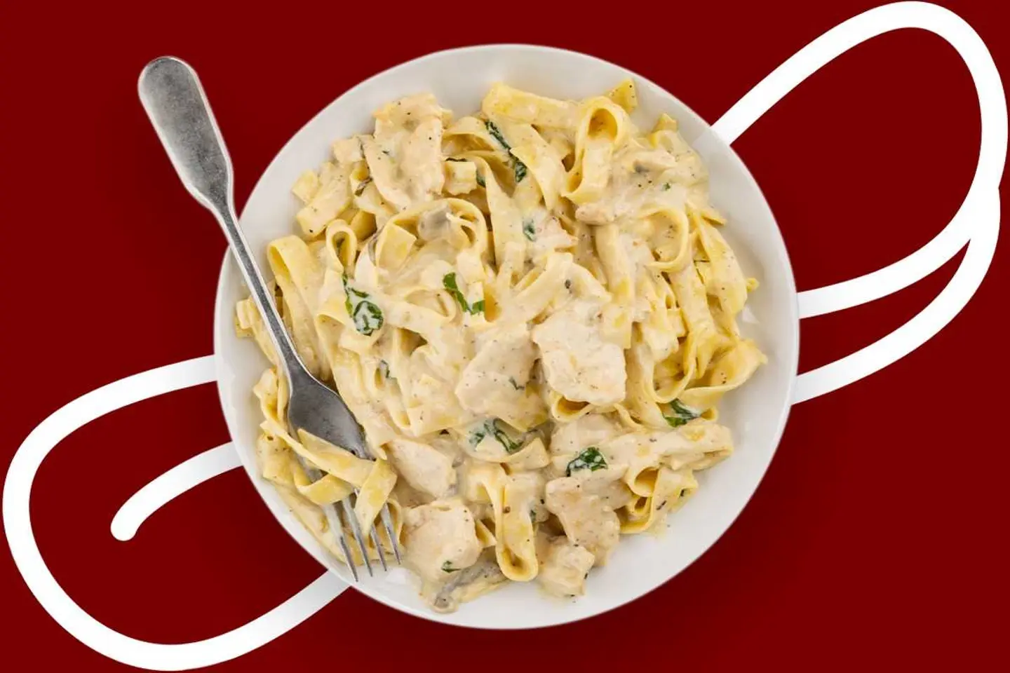 Chicken Alfredo Tagliatelle