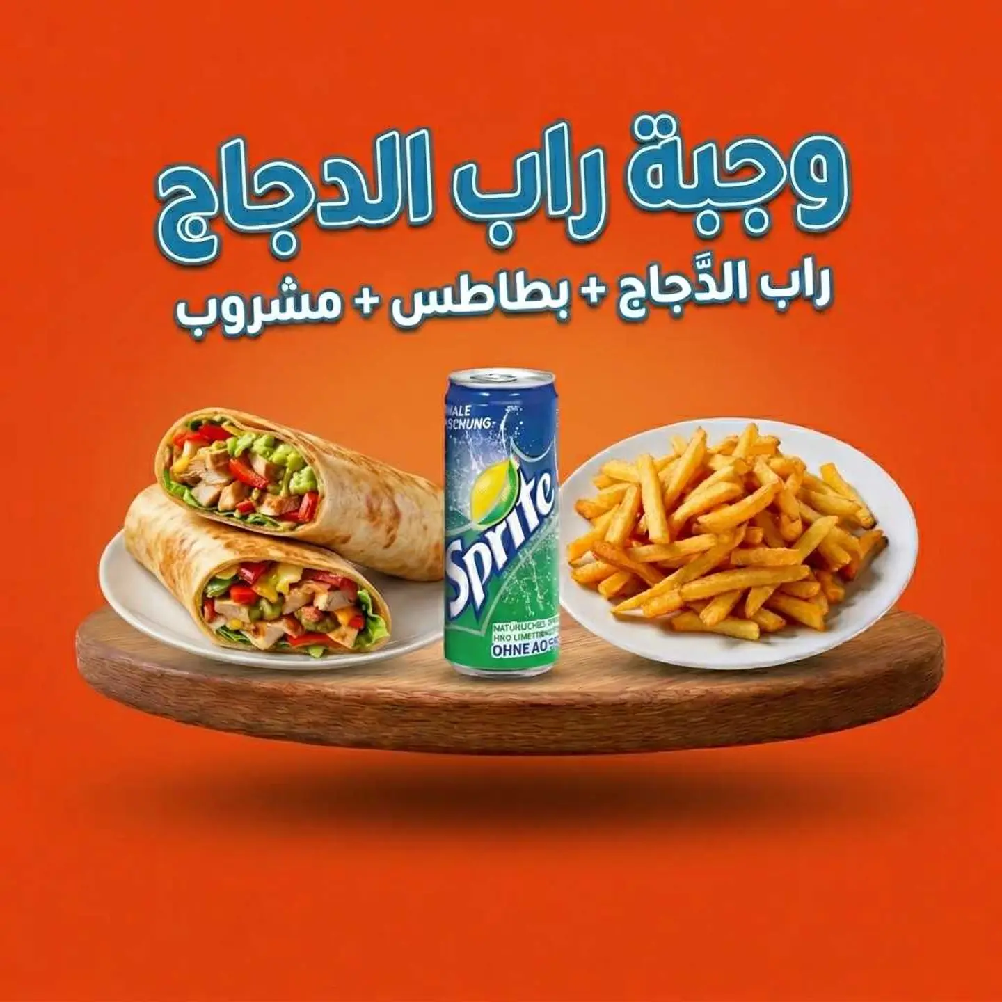 وجبة راب الدجاج