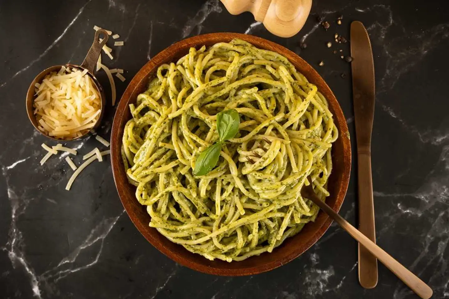 بيستو سباغيتي كريمية