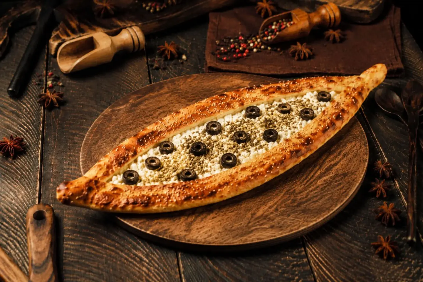 فطيرة لبنة زيتون