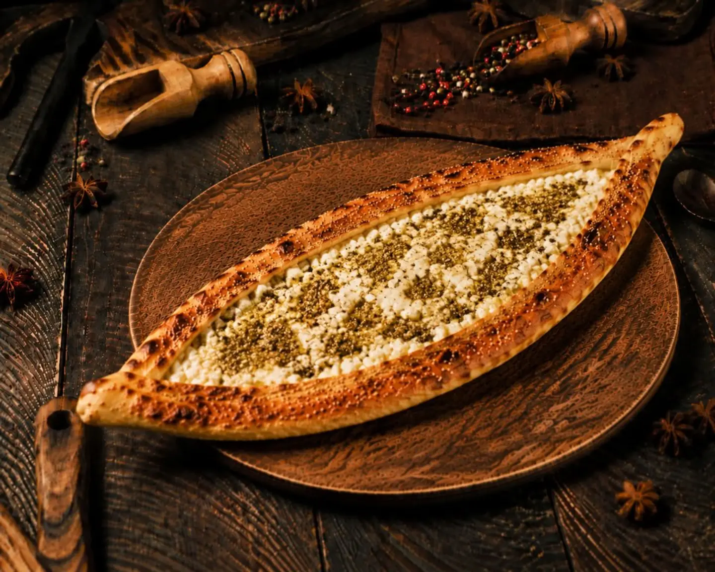 فطيرة جبن زعتر