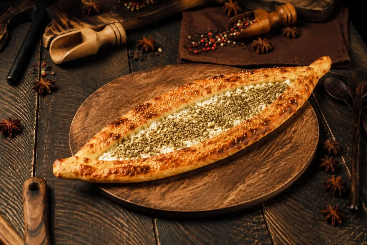 فطيرة لبنة زعتر