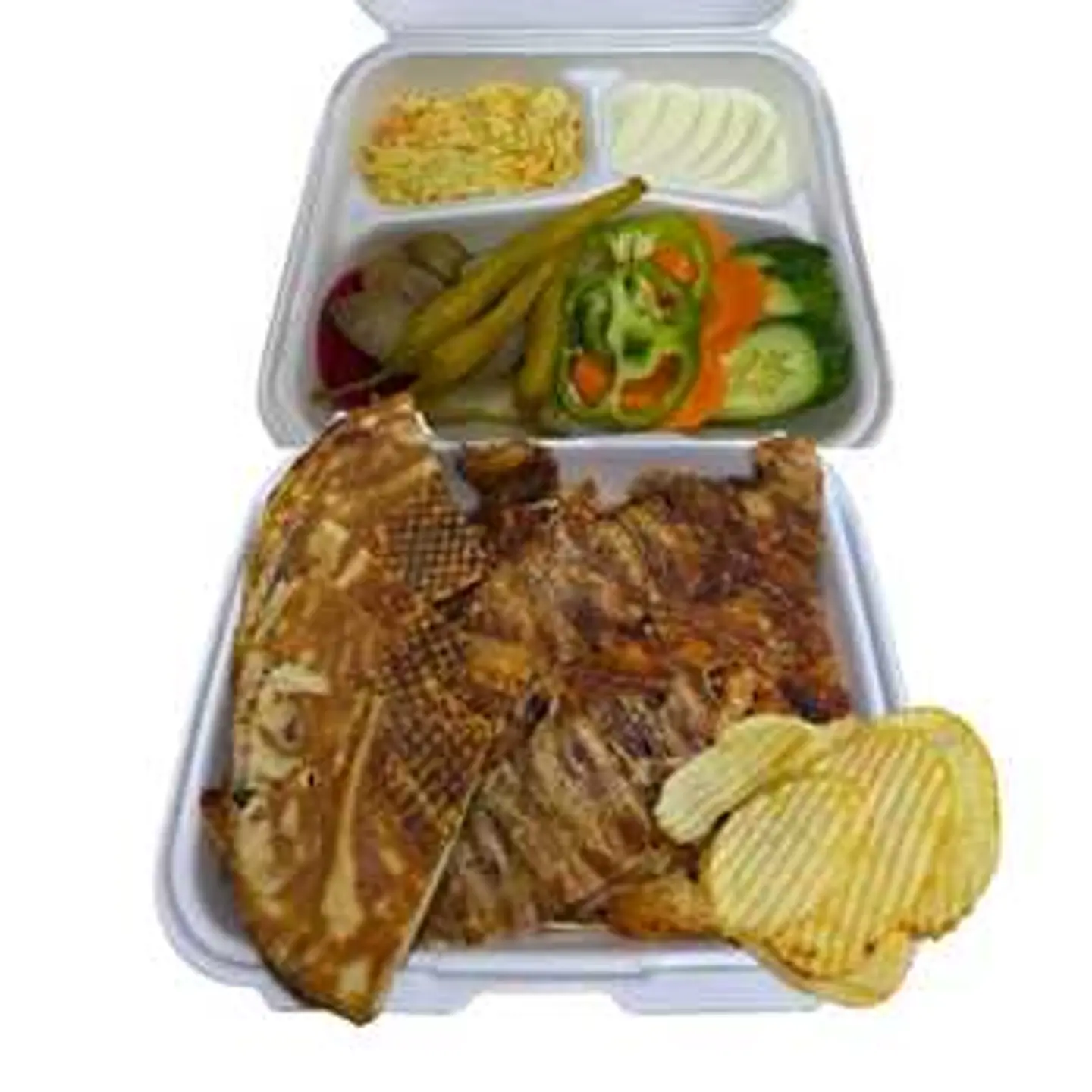 صحن شاورما نص كيلو