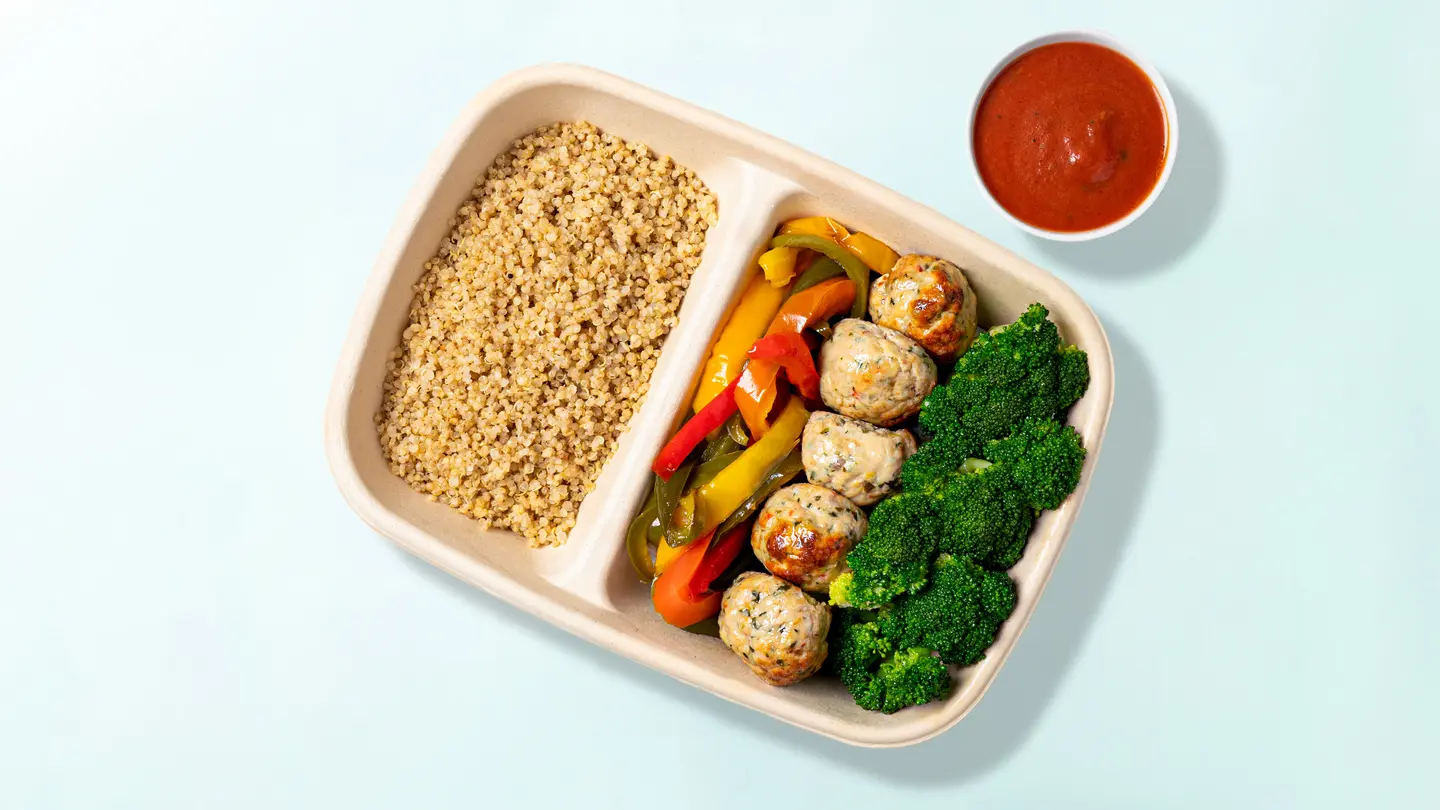Herb Chicken Meatball Quinoa