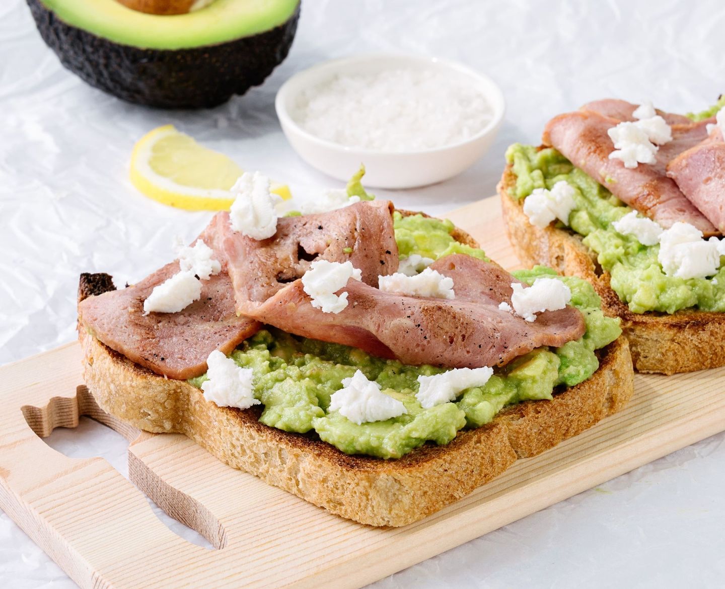 Goat Cheese & Bacon Avocado Toast