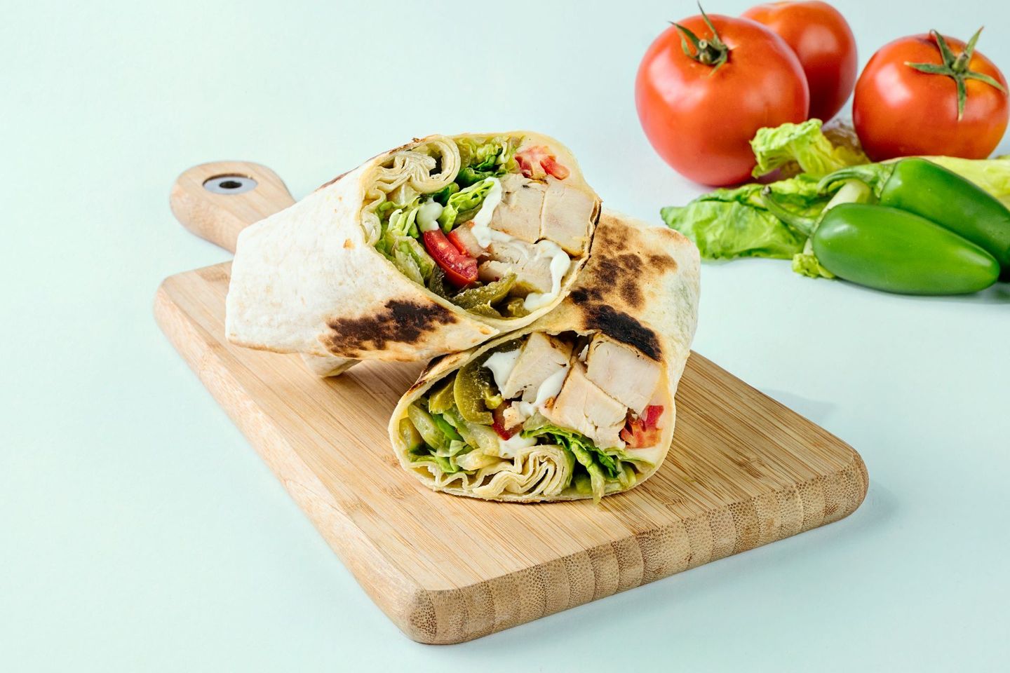 Spicy Chicken Ranch Wrap