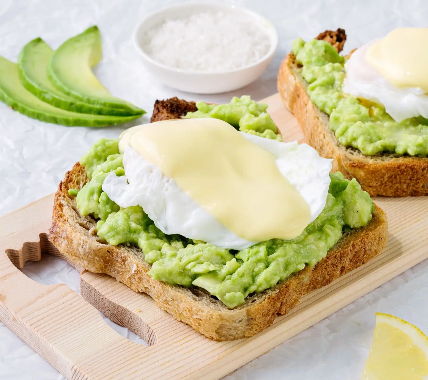 Eggs Benedict Avocado Toast