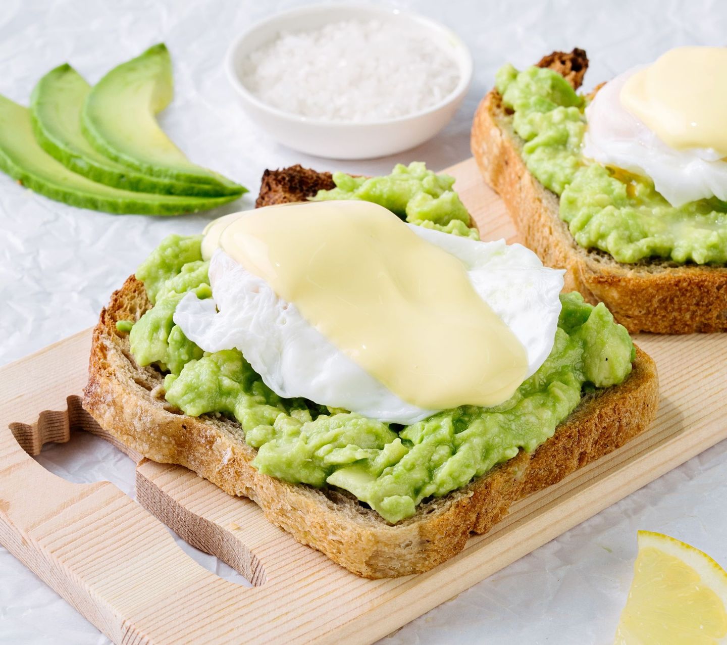 Eggs Benedict Avocado Toast