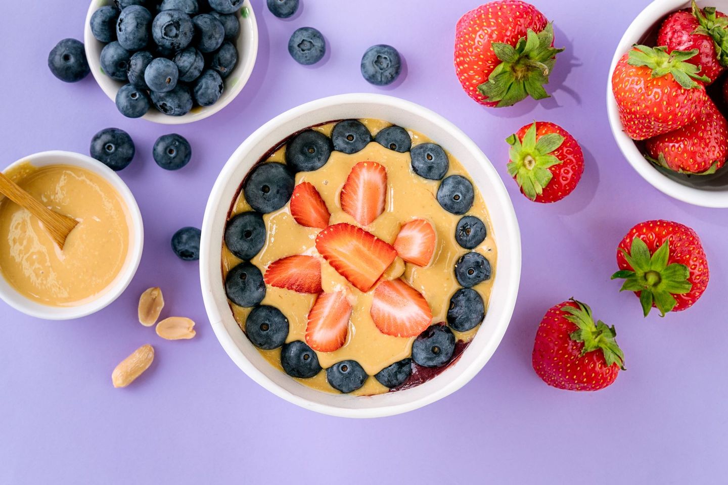 Pb And Berry Acai Bowl