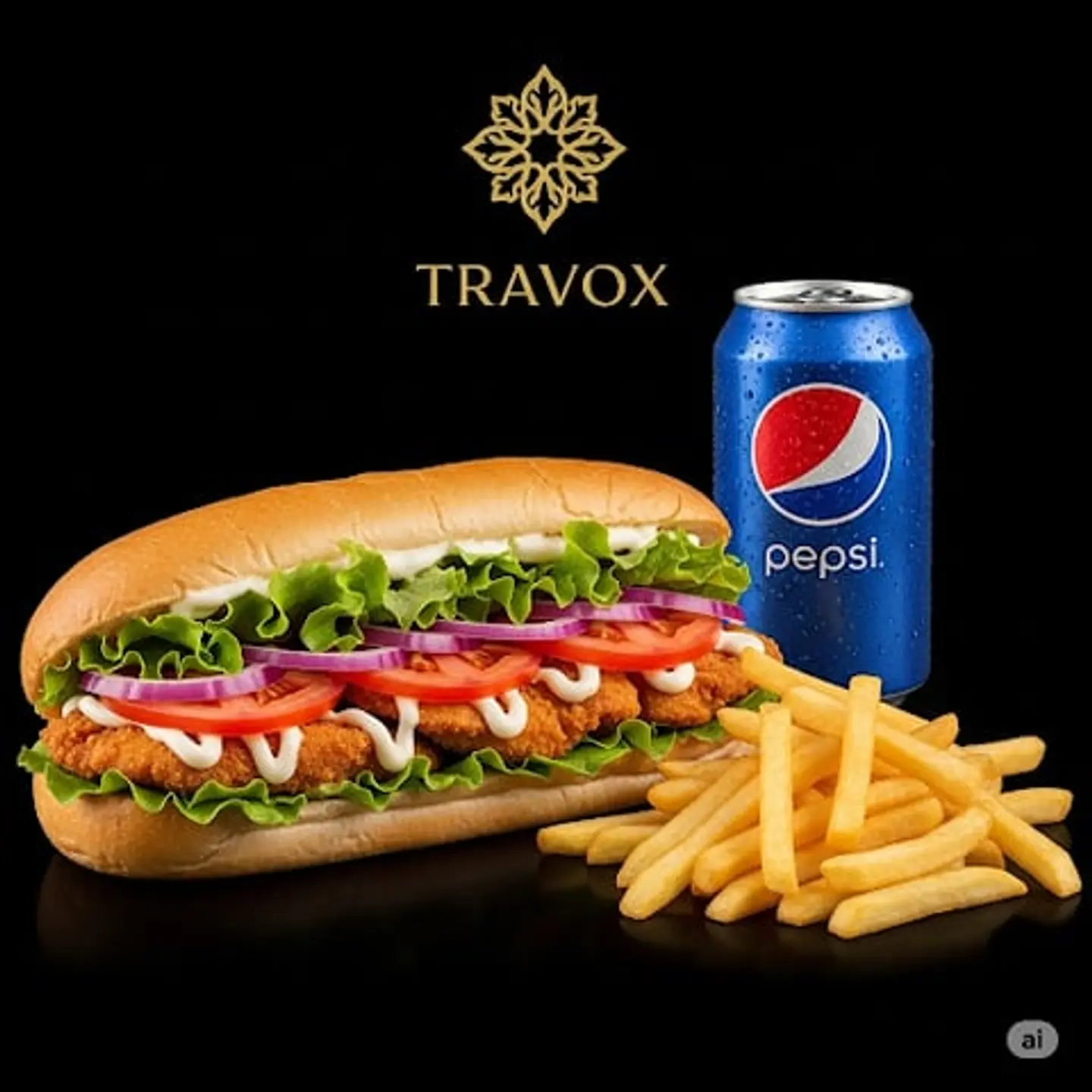 وجبة ساندويتش دجاج سوبريم