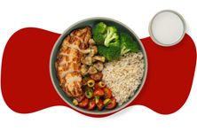طبق صدر دجاج مشوي