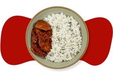 دجاج بالصلصة الكورية وأرز