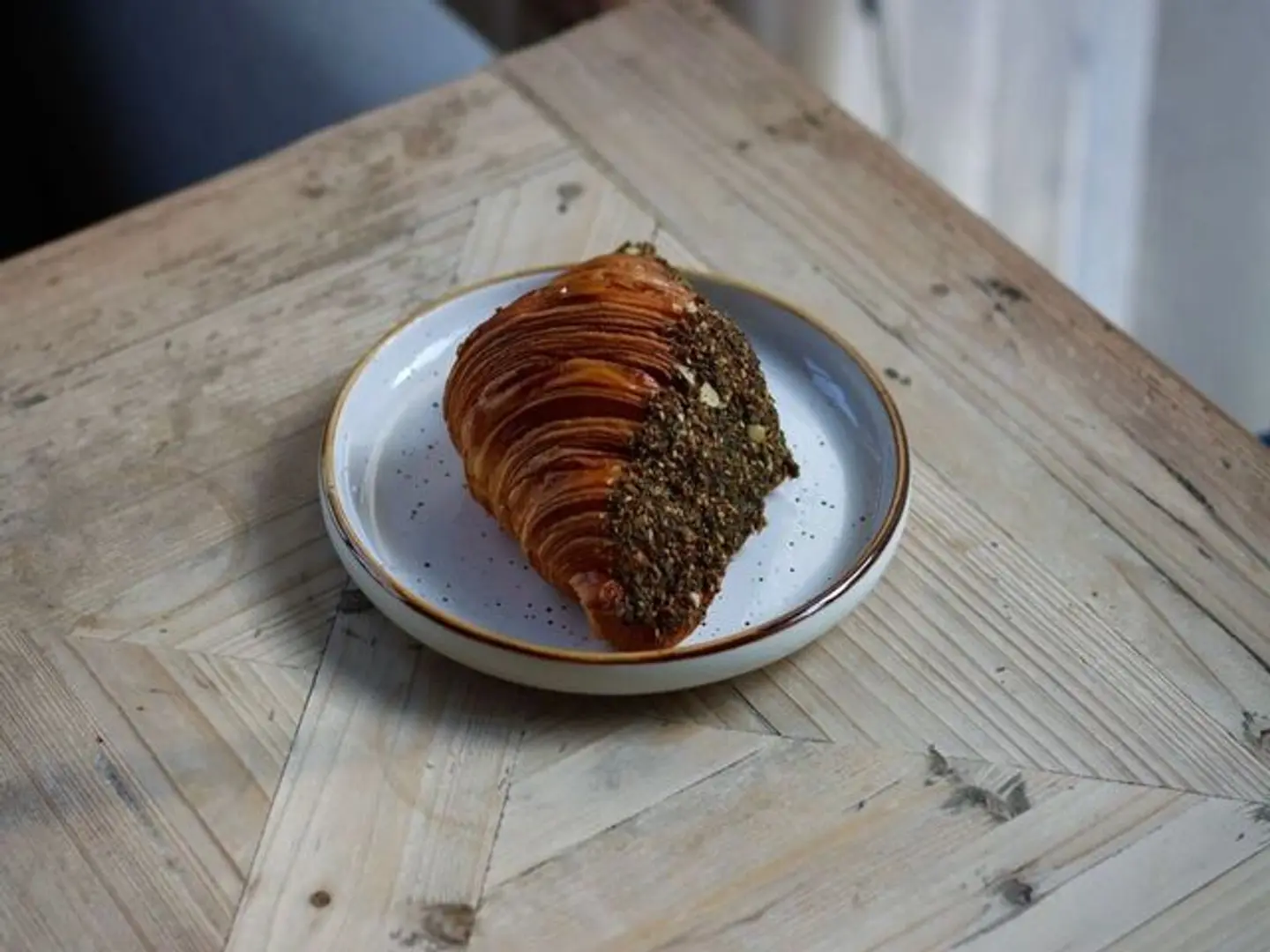 Cheese & Zaatar Croissant