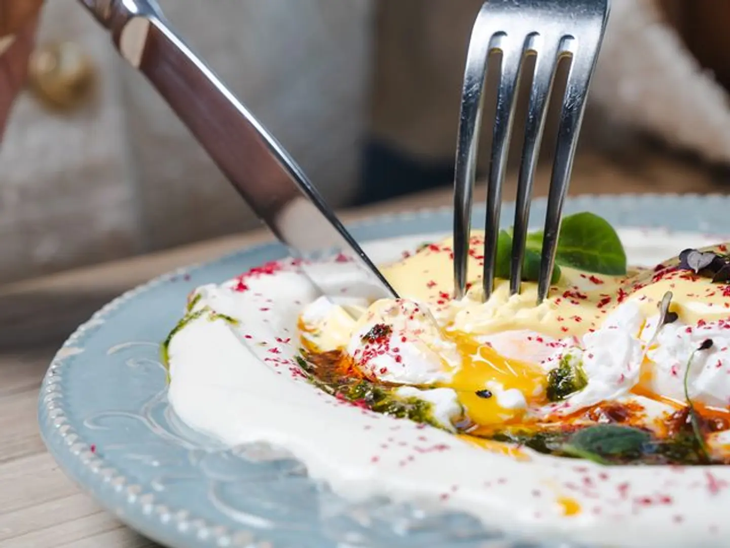 Labneh Pouched Egg