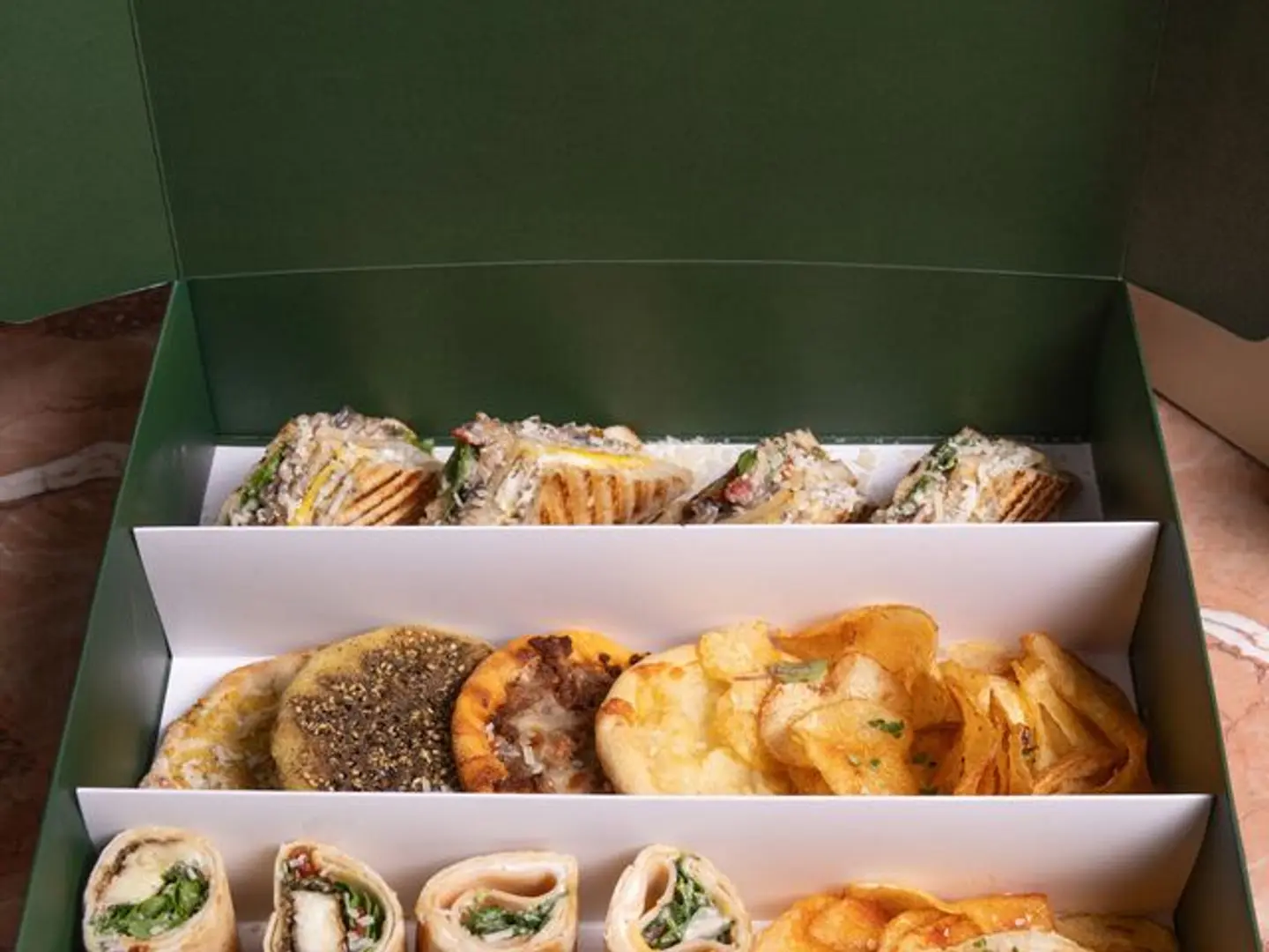 Gathering Sandwiches Selection ..
