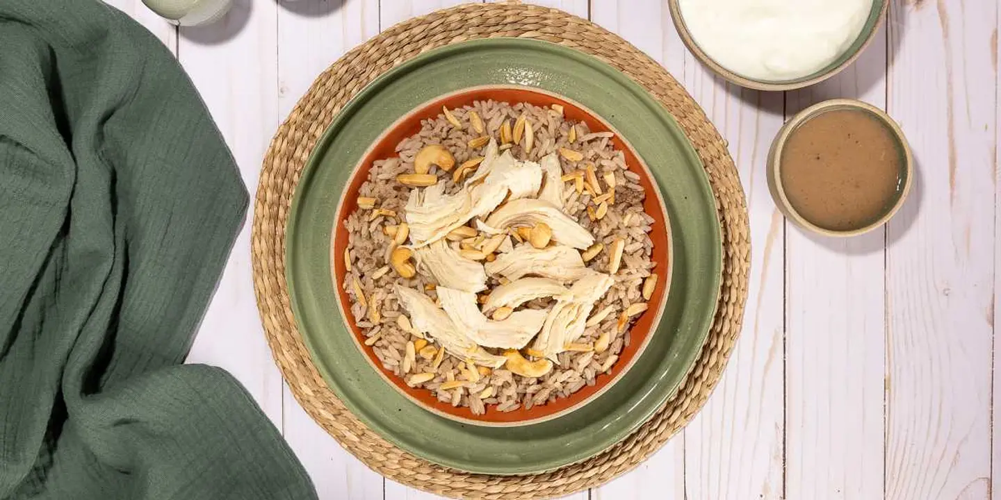 دجاج مع أرز