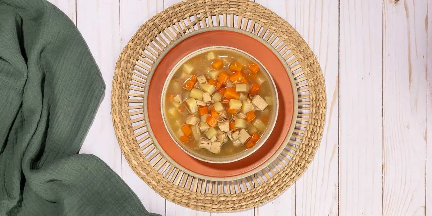 Chicken Veg Vermicelli Soup