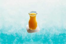 عصير البرتقال الطازج