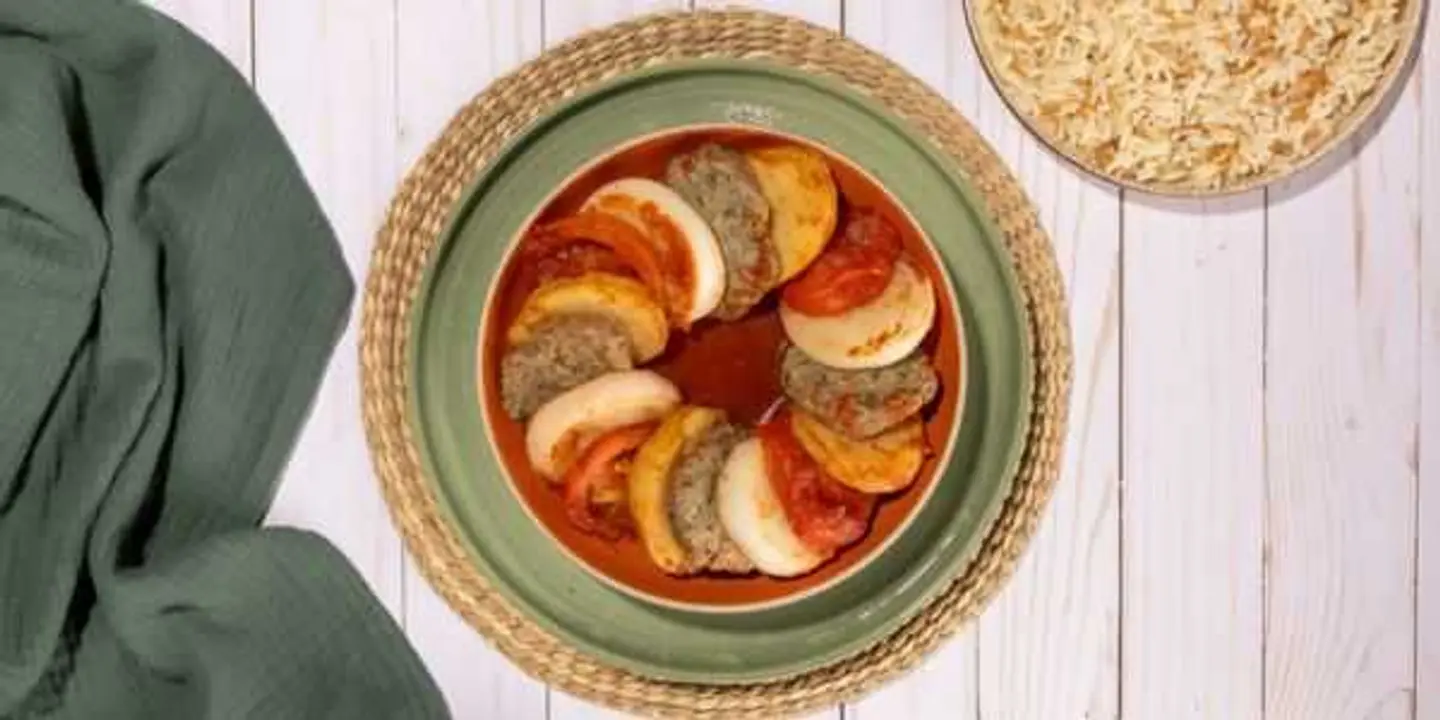 كفتة و بطاطا
