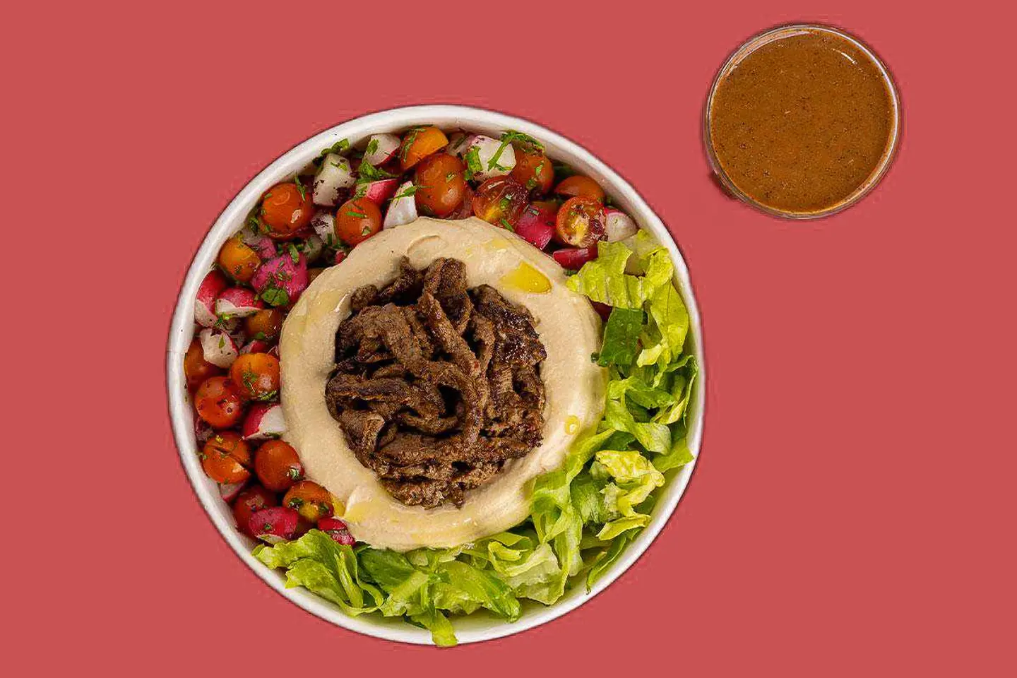 Beef Shawarma & Hummus Bowl
