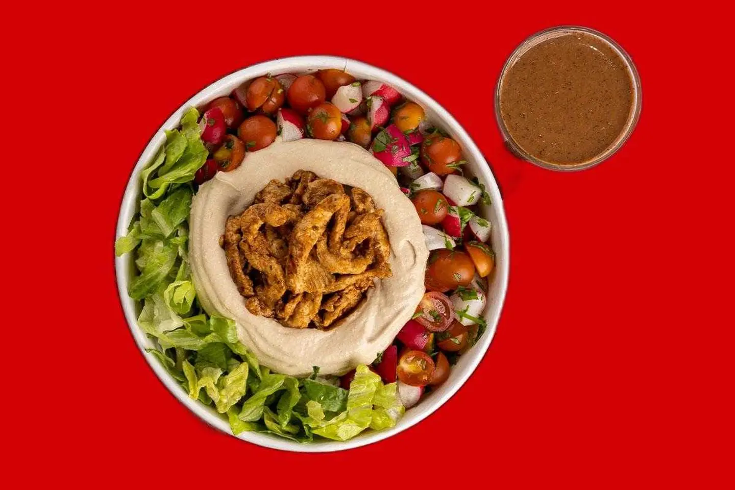 Chicken Shawarma & Hummus Bowl