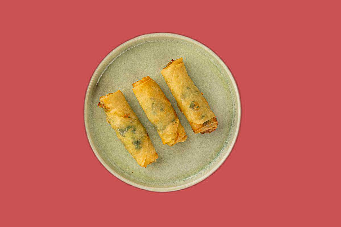 Cheese And Basturma Rolls