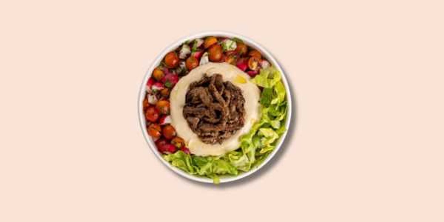 Beef Shawarma & Hummus Bowl