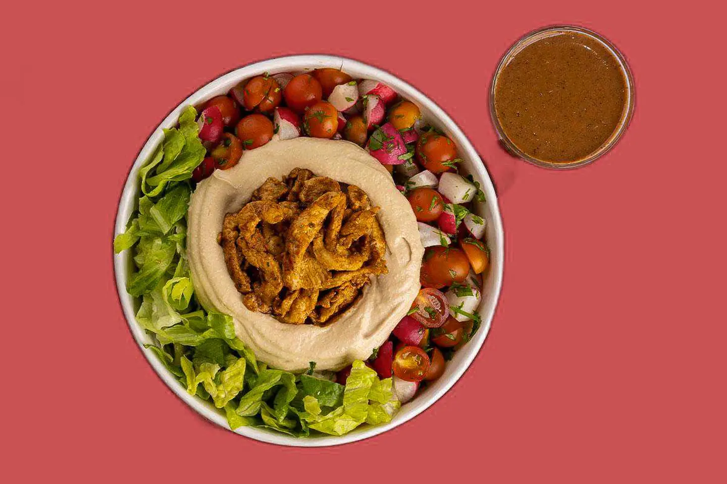 Chicken Shawarma & Hummus Bowl