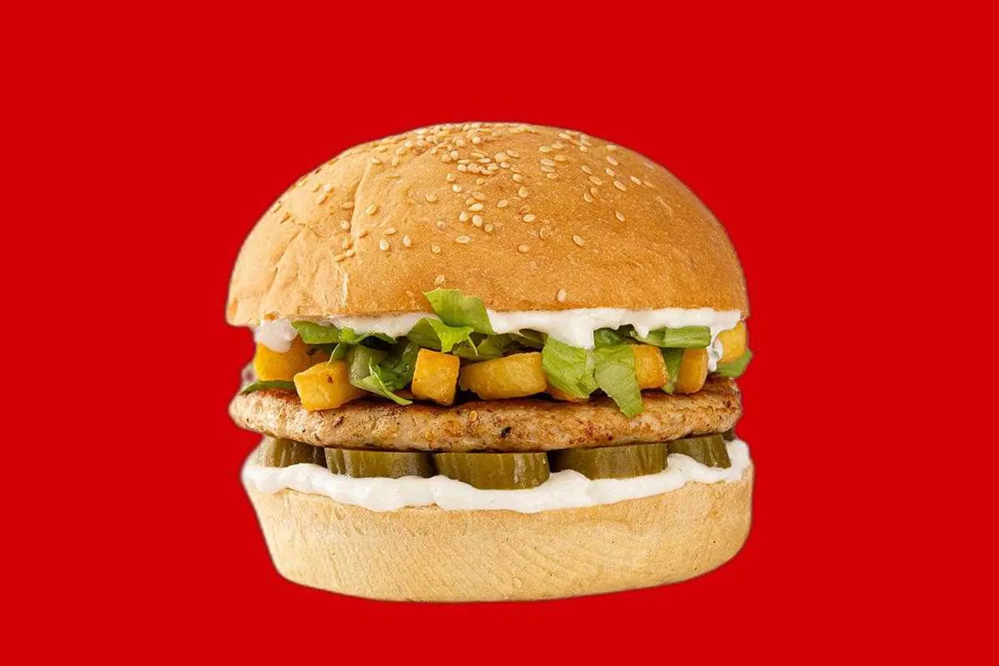 Lebanese Chicken Burger