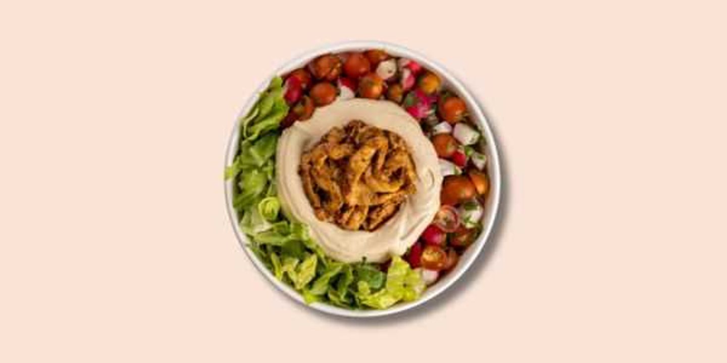 Chicken Shawarma & Hummus Bowl