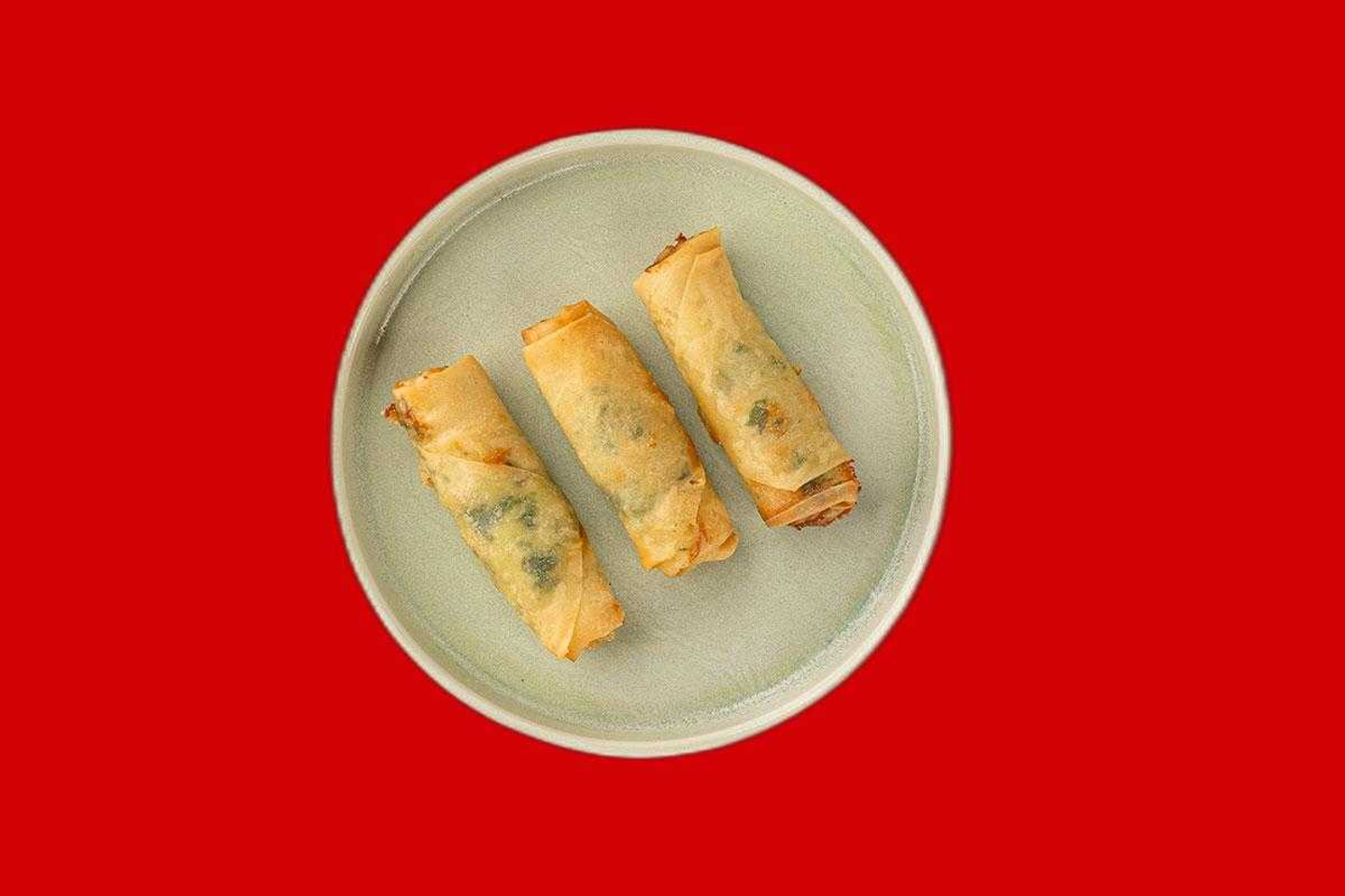 Cheese And Basturma Rolls