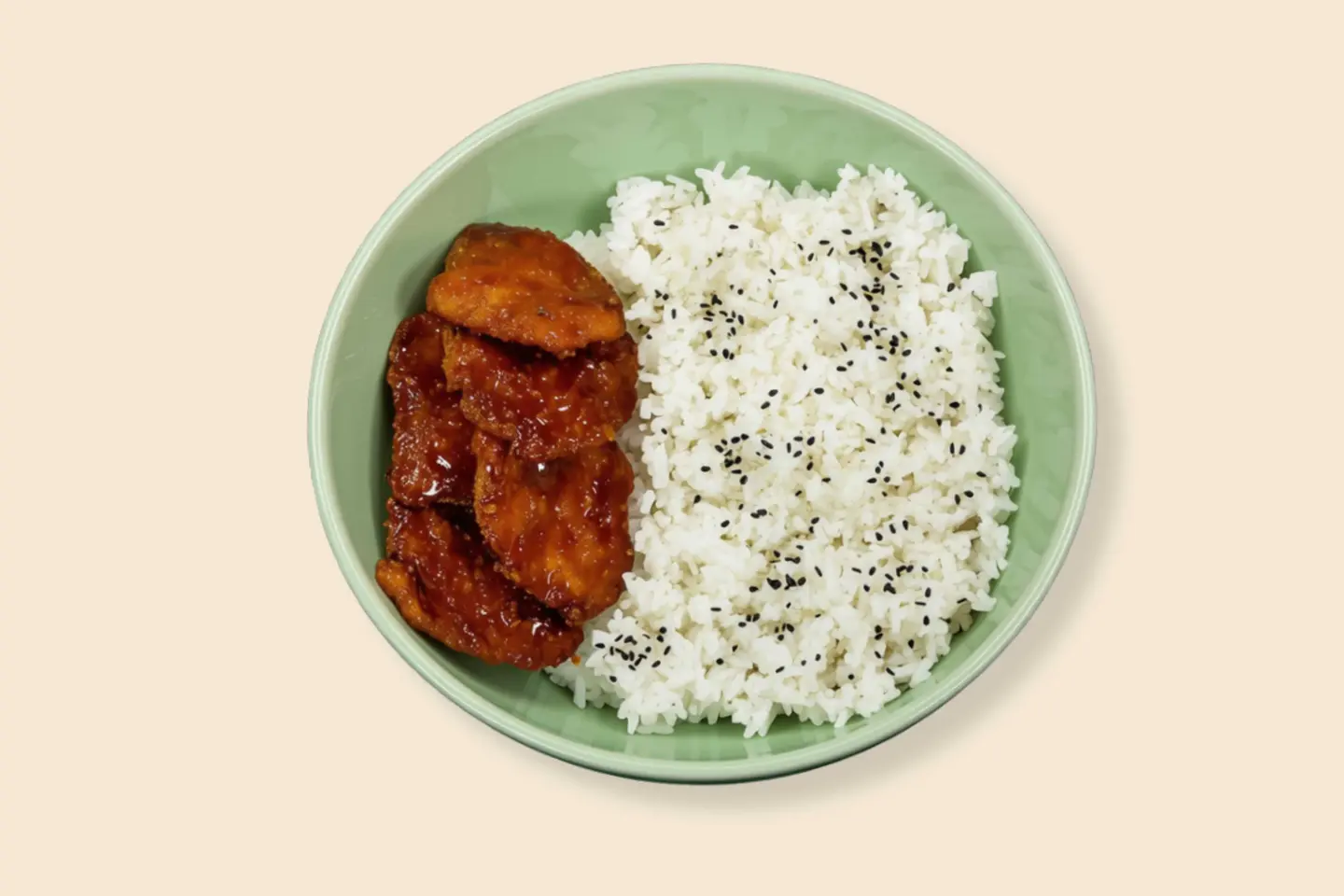 Korean Chicken With Rice