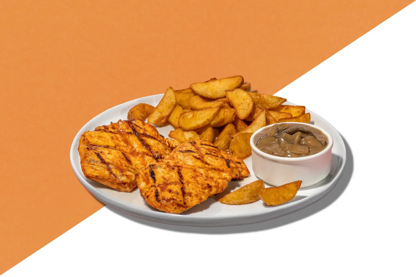 Mushroom Chicken Platter