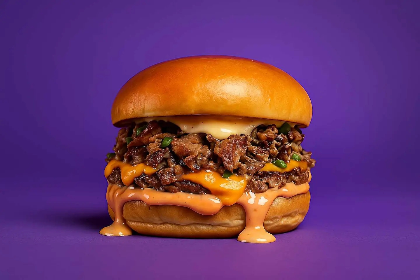 Cheesy Steak Patty
