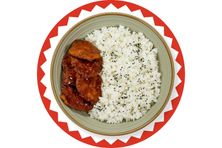 دجاج بالصلصة الكورية وأرز