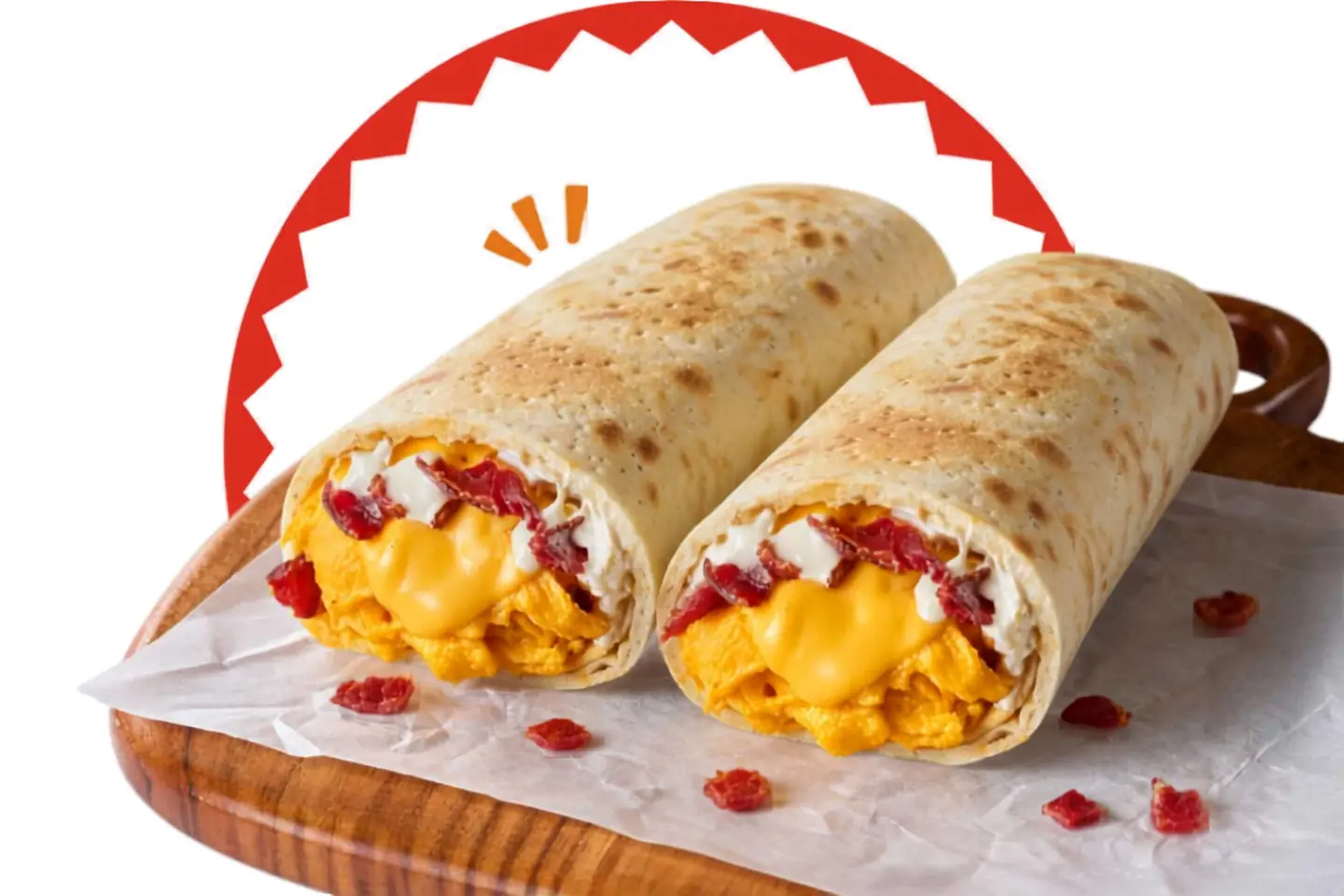Bacon, Egg And Cheese Wrap