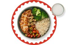 طبق صدر دجاج مشوي