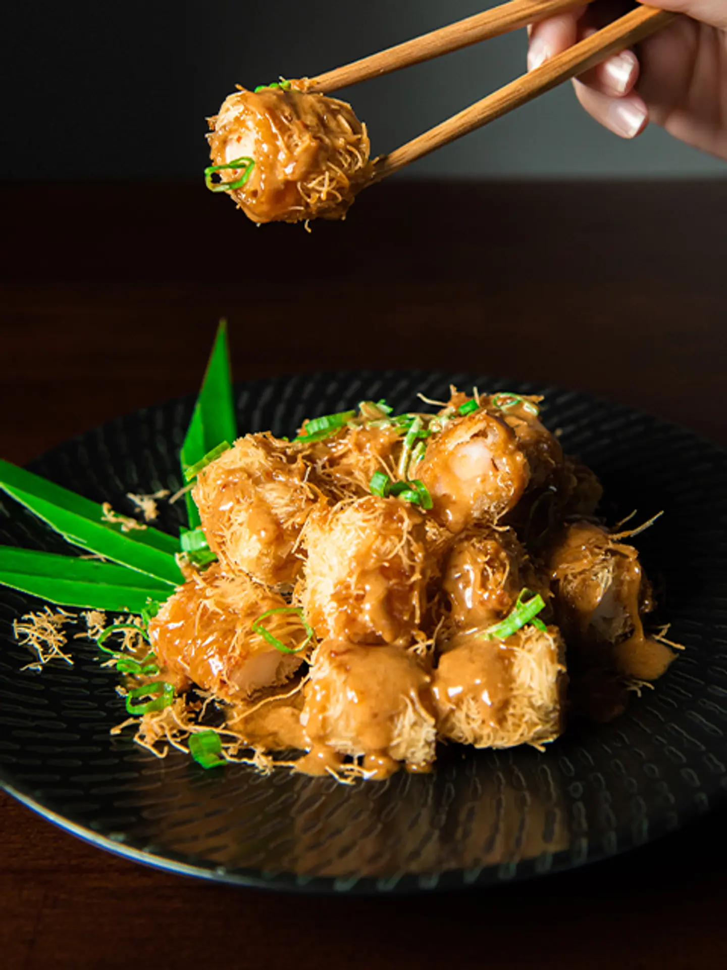 Kunafa Shrimp Tempura