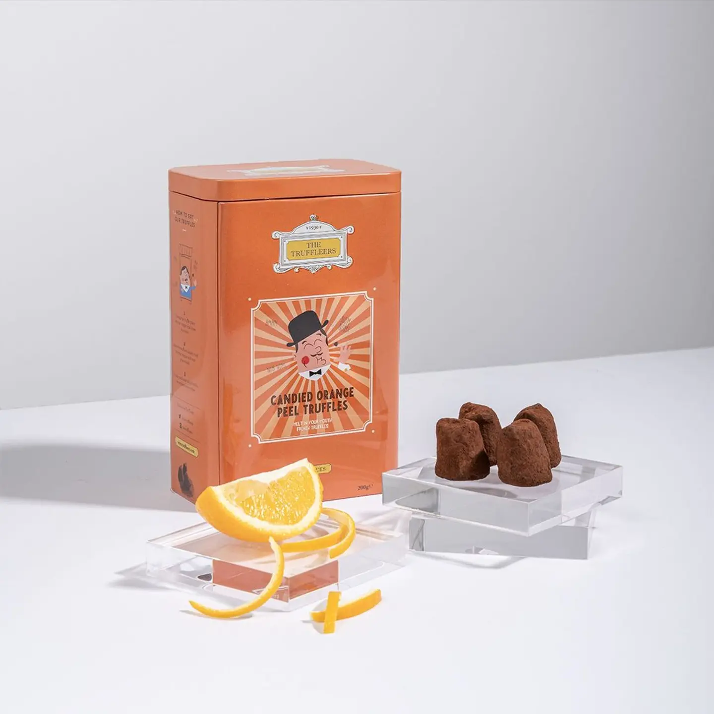 Candied Orange Peel Truffles