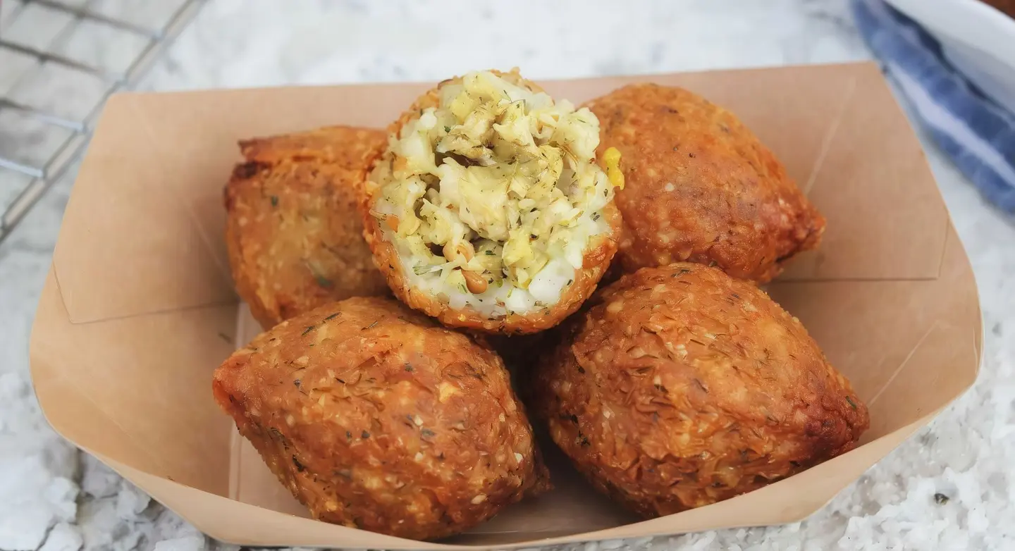 Potato Kibbeh With Chicken