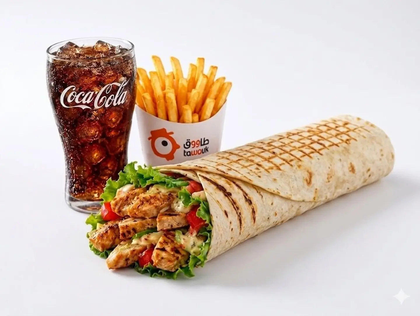 Grilled Chicken Wrap Meal