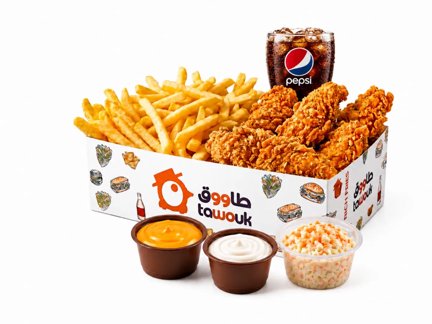 وجبة دجاج كرسبي