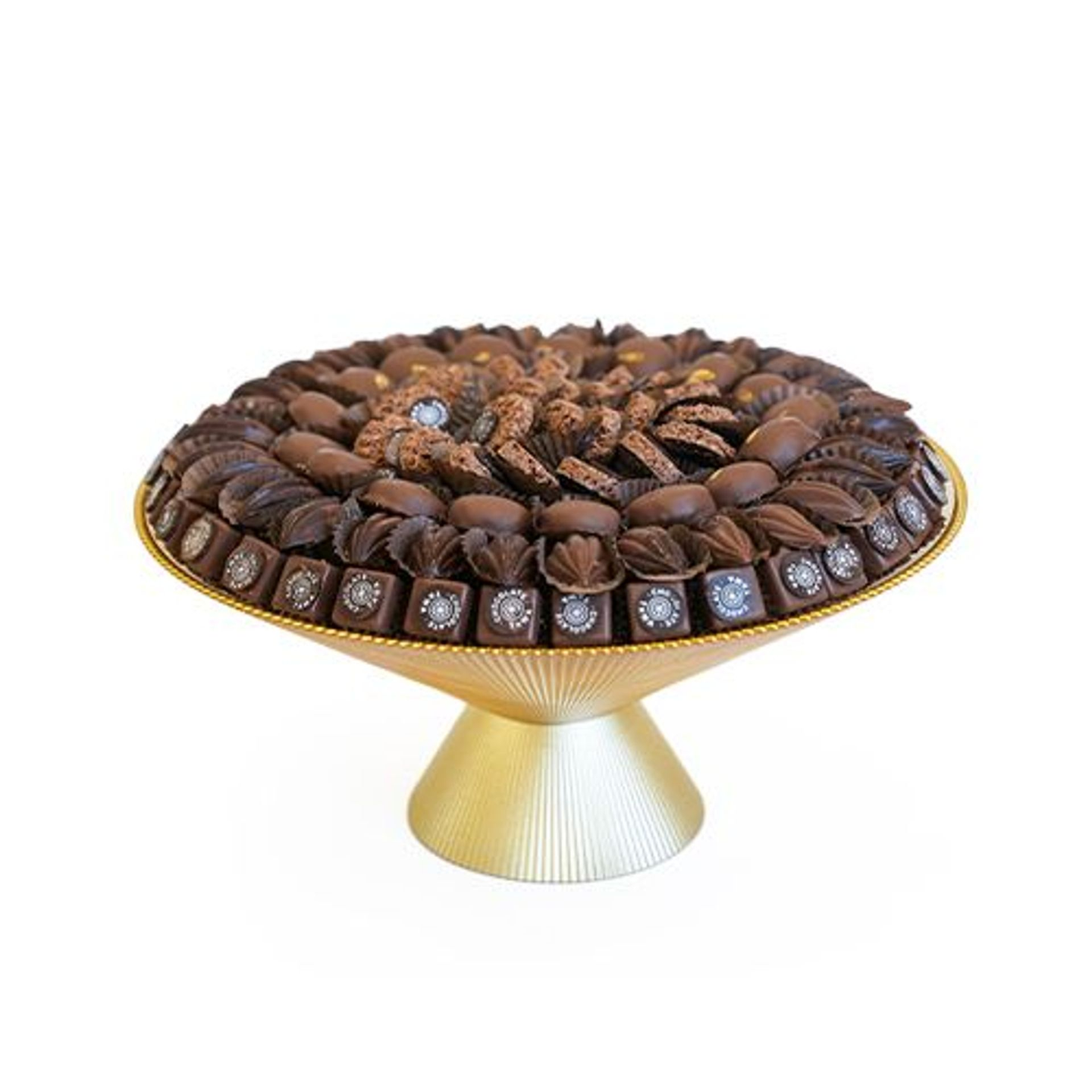 Vase With Exposed Chocolate Base