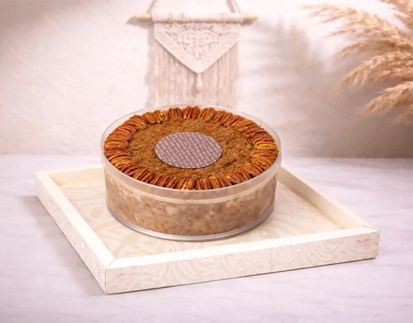 كيك سينابون بيكان بارد