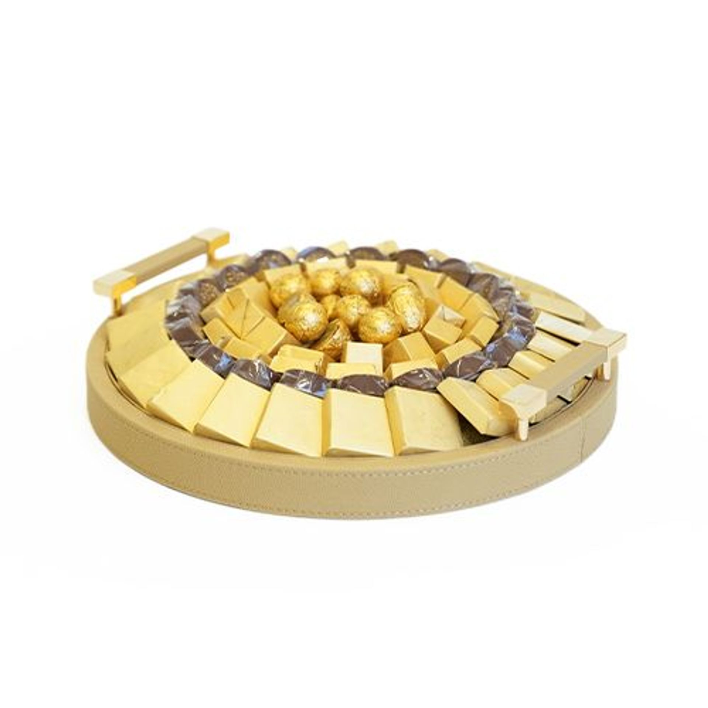 Classic Chocolate Round Tray